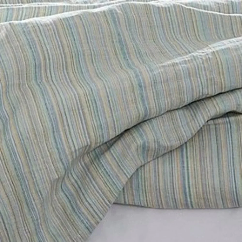Southern Living Austen Beachy Farmhouse Linen/Cotton Duvet Cover/Shams Set King